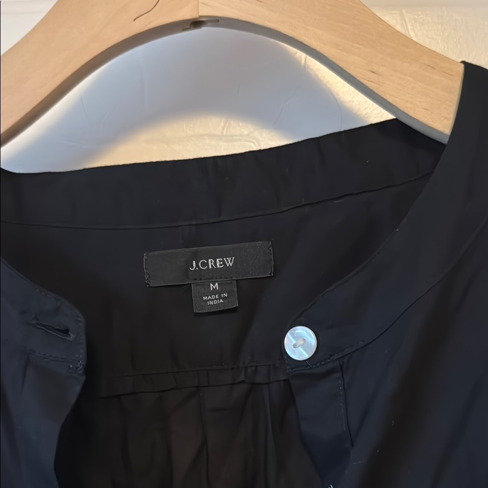 J.Crew Black Button-Down Blouse - image 2